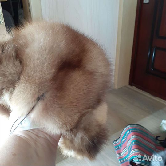 Шапка новая женская из меха соболя