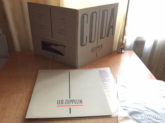 Led Zeppelin - Coda. 1982 UK & EU. На вид EX/NM