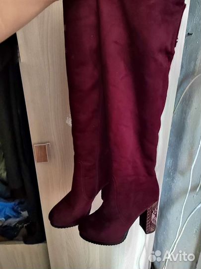 Сапоги ботфорты