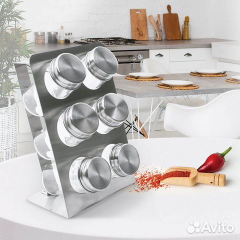 Набор ёмкостей для специй 6 шт Maestro