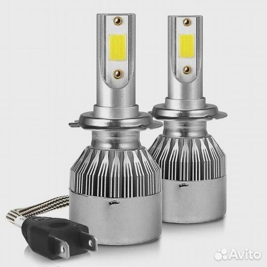 Лампа светодиодная LED C6 H4 6000К