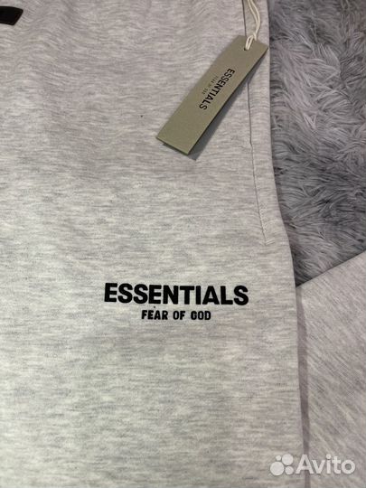 Штаны брюки Essentials Fear Of God серые