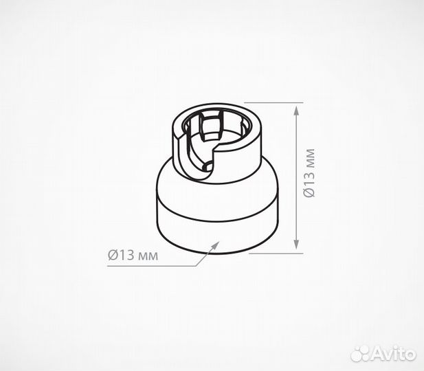 Подставка MAG-base-VL магн для шарн цен держ белая