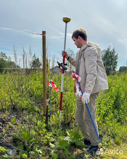 Геодезист топосъемка вынос границ участка кадастр