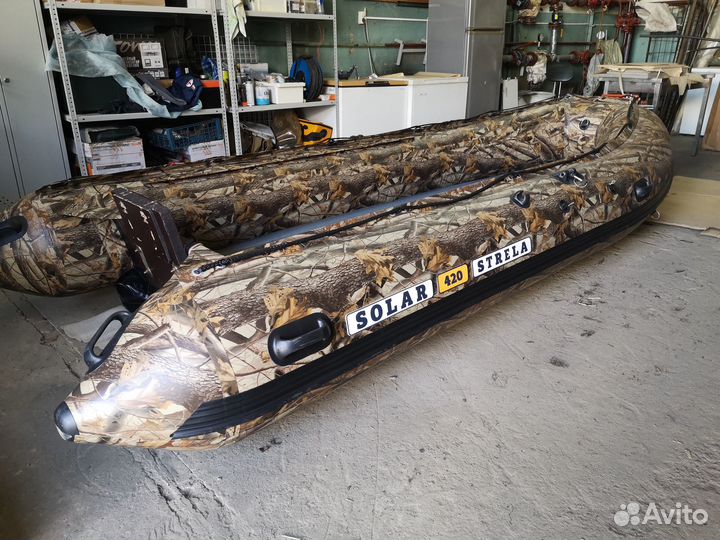 Лодка Solar 420 Strela c водомётом Yamaha 30