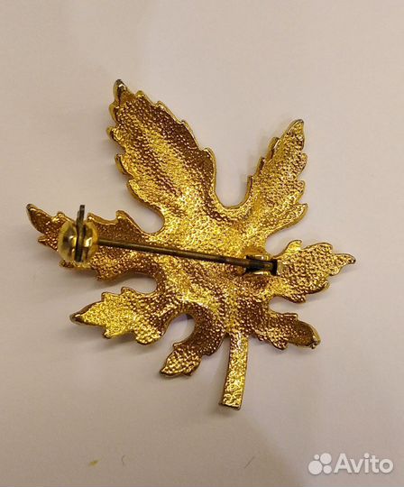 Винтажная брошь Чехословакия