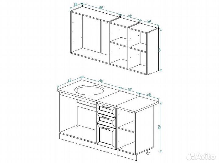 Кухонный гарнитур 