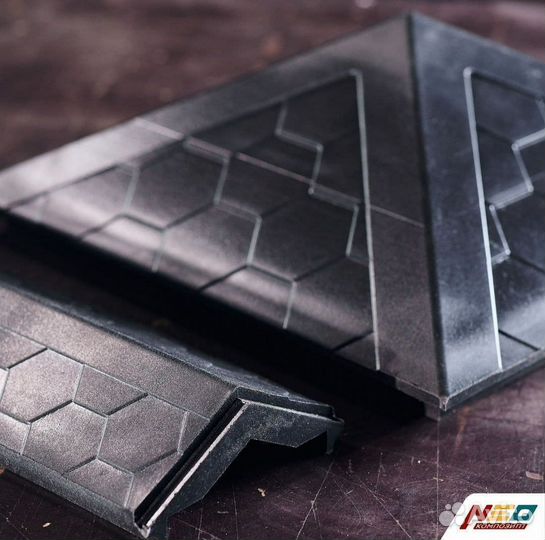 Колпак на забор шоколад