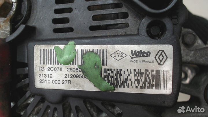 Генератор Renault Megane 3 2009, 2012