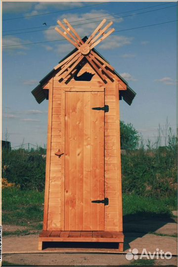 Уличный туалет деревянный OOR