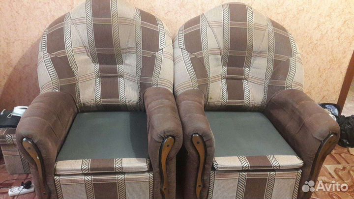 Диван с креслами бу