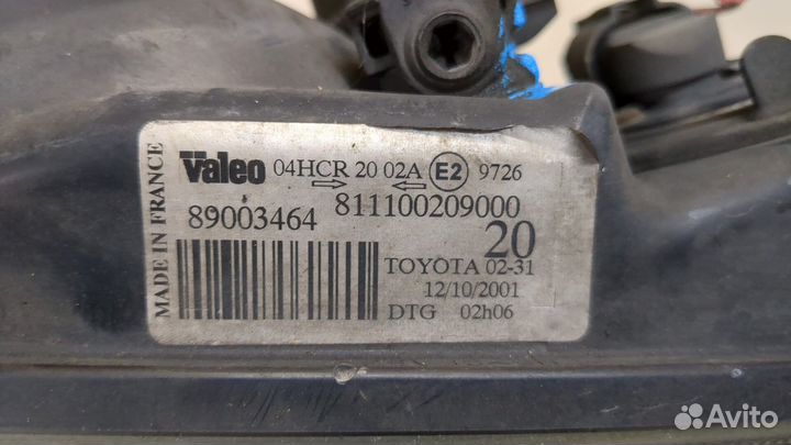 Фара (передняя) Toyota Corolla E11, 2002