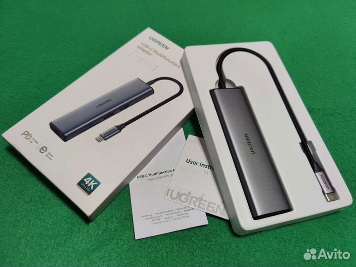 USB-концентратор ugreen 4K Туре С