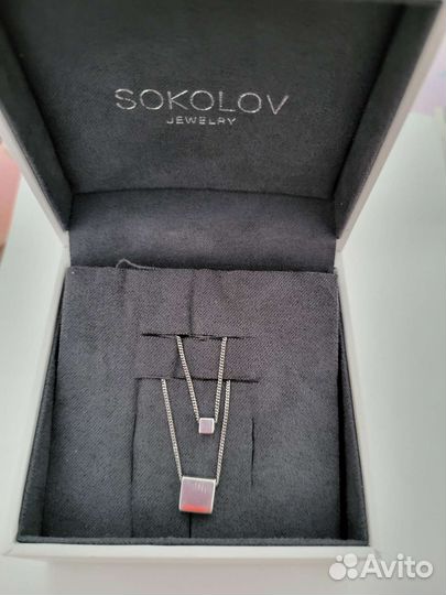Колье серебряное Sokolov