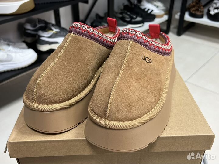 Женские UGG на платформе натуральные