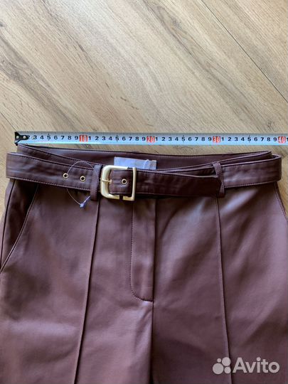 Брюки из экокожи Mango, eur 38, бирки, оригинал