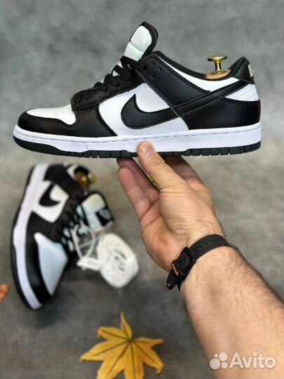 Nike SB Dunk air low 1 бело-черные разм. 43