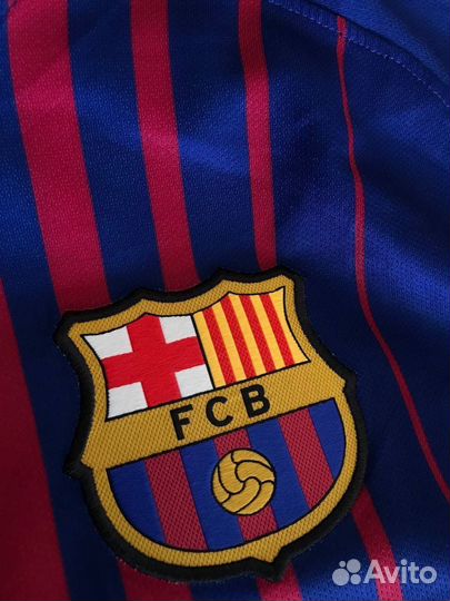 Игровая футболка джерси Nike FCB Umtiti, р-р L