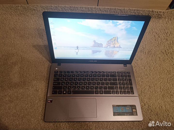 Игровой Asus K550D 4ядра,SSD,2 видяхи,АКБ новая