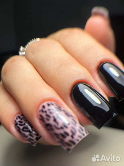 Маникюр наращивание