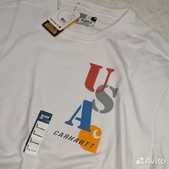 Футболка Carhartt printed (USA) оригинал