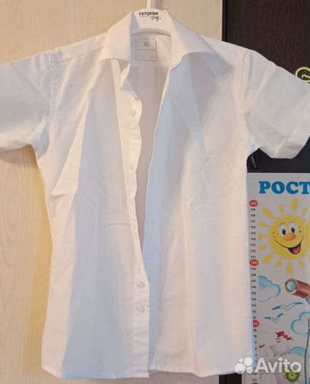 Рубашки белые разные размеры