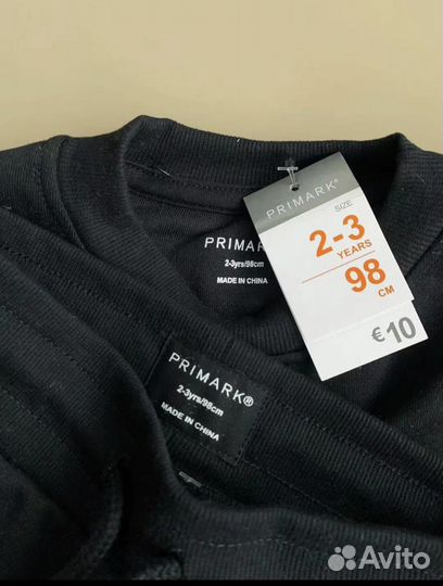 Костюм Primark на мальчика и девочку флис