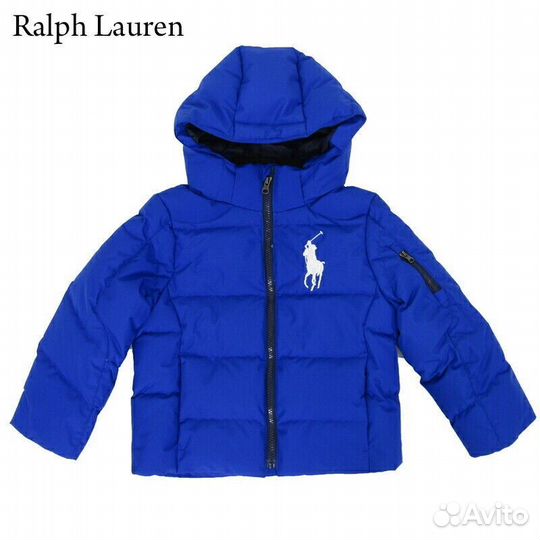 Пуховик Ralph Lauren big logo