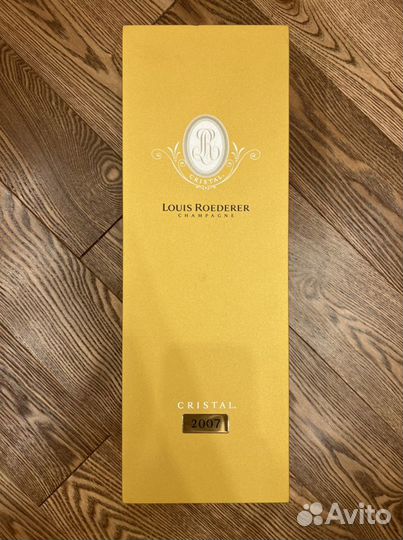 Коробка от шампанского 2007г louis roederer