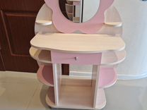 Детский стол Ромашка розовый/дуб молочный