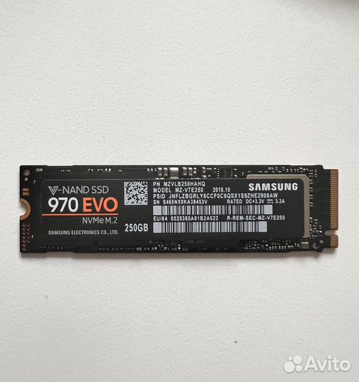 Samsung 970 evo nvme
