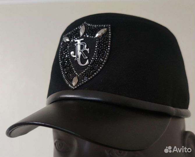 Новая Кепка JRC Женская Бархатная/Кожаный козырёк