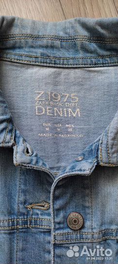 Джинсовая куртка zara