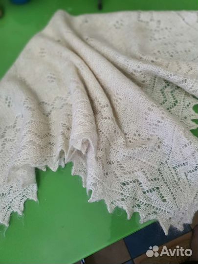 Шаль ажурная паутинка