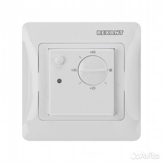 Терморегулятор механическийRX-308G (белый) (совме