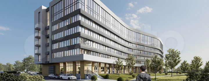 1-к. апартаменты, 43,1 м², 4/6 эт.