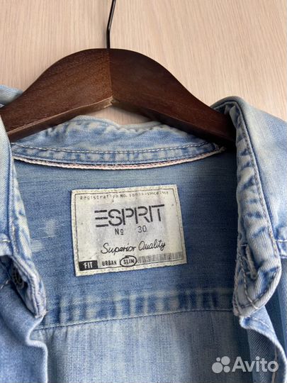 Рубашка джинсовая esprit