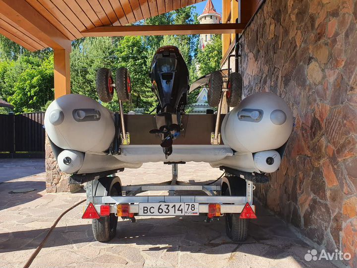 Моторная лодка пвх Братан 430К с мотором Suzuki