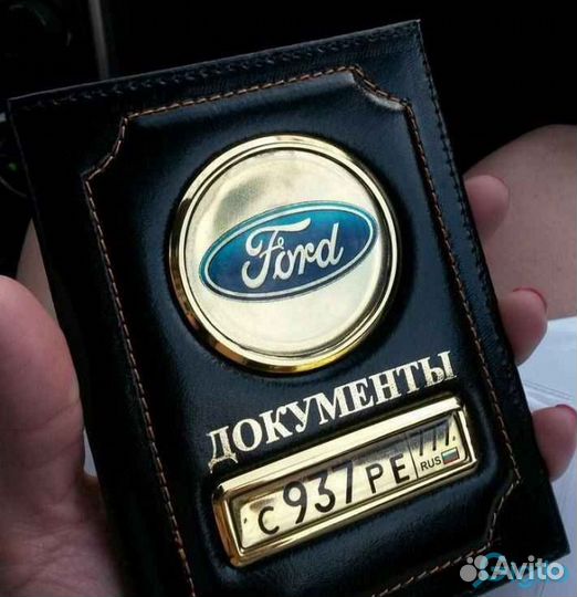 Черная Эксклюзивная обложка из кожи