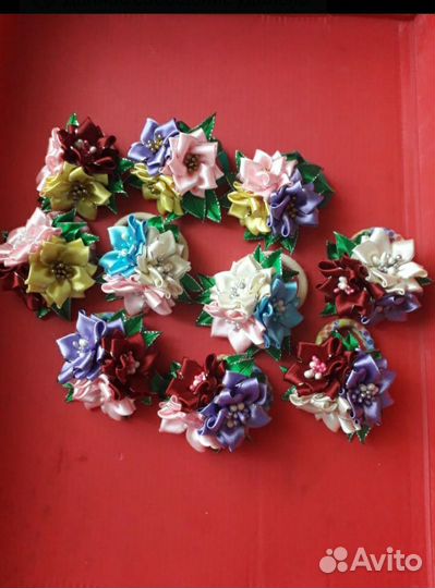 Резинки, заколки для волос, резинки на гульку