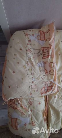 Мягкие бортики для детской кроватки