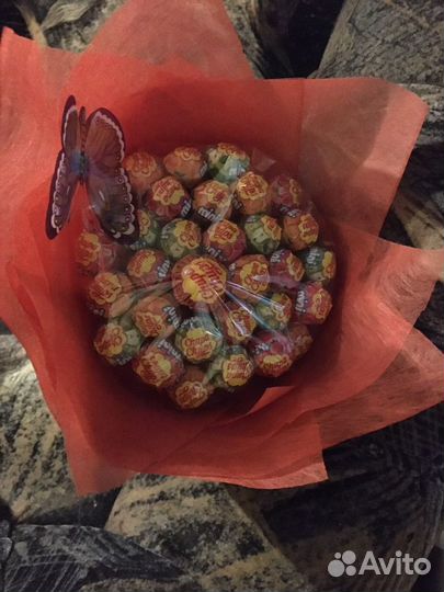 Букет из чупа чупсов