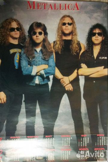 Плакаты, календари Ария, Кипелов, Metallica, Him
