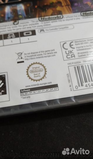 Игра Nintendo switch Metroid Prime (новая)