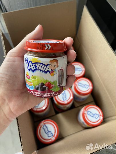 Фруктовое пюре агуша