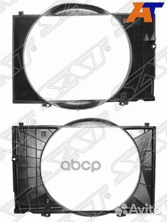 Диффузор радиатора toyota land cruiser 105 98-02