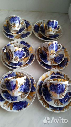 Кофейные тройки лфз серии Золотой сад