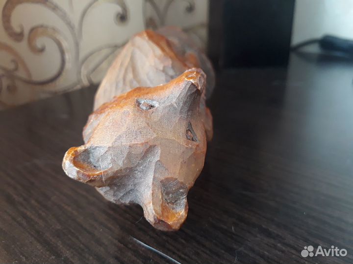 Медведь, деревянная статуэтка, СССР