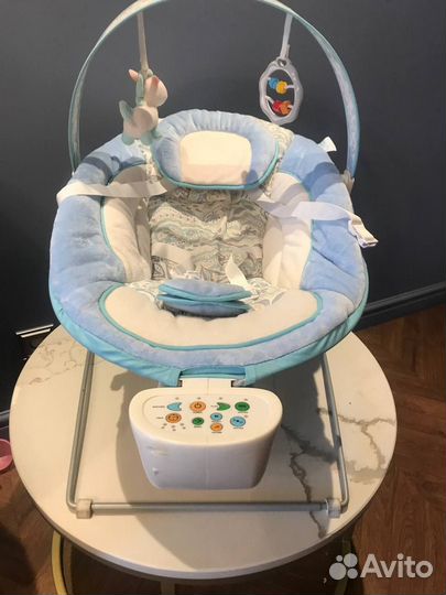 Электрокачели- шезлонг Nuovita для мальчика