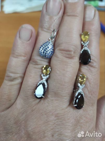 Серьги серебро 925 новые